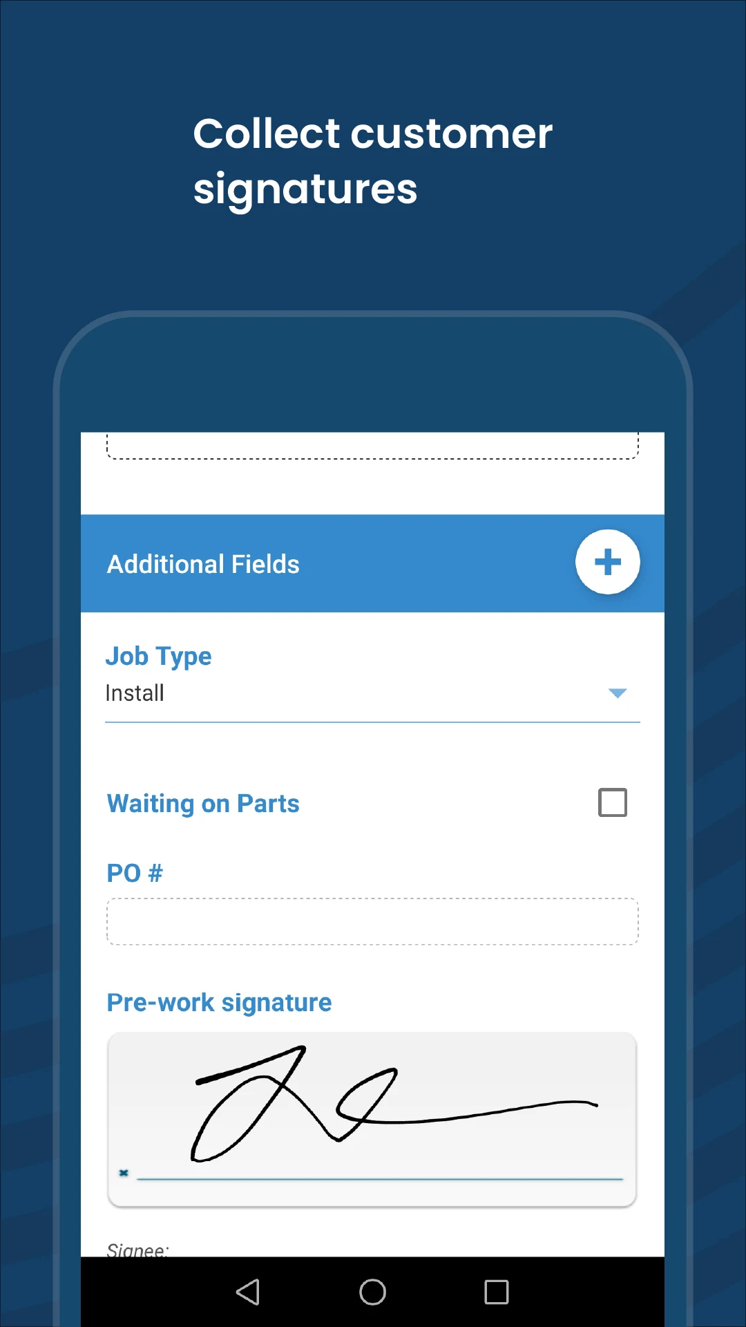 FieldAware Mobile screenshot